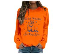 Gdqzzeaiix Sudaderas Mujer,Sudadera con Capucha de Manga Larga Holgada de Color sólido Informal a la Moda para Mujer con Estampado de Letras No Soy para Todos y Cuello Redondo