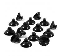 Gdrghe 20 ventosas para acuario, 28 mm, de goma, color negro, para bomba de aireación, dispositivo de acabado de tuberías