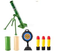 GDSCSKKS Juguete de plástico de mortero para niños, juguetes para lanzadores, regalos para niños mayores de tres años (Color: verde)