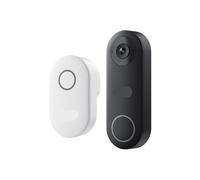 gdsDEs Timbre de Puerta con vídeo WiFi 2K +, intercomunicador Inteligente for Exteriores, detección Humana, Timbre de Puerta PoE con Cable y Soporte de Timbre(1Pcs WiFi Doorbell)