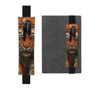 GDSHJKLW Rising Sun Tiger - Soporte desmontable de piel sintética para bolígrafos, estuche para lápices, suministros de oficina, regalo para diarios de tapa dura, cuadernos, planificadores