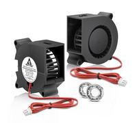 GDSTIME 2 unidades 4020 ventiladores 24 V doble rodamiento de bolas 24 V 40 mm x 20 mm Blower Fan 100 cm cable 40 x 40 x 20 mm ventilador turbo 6500 rpm