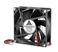 GDSTIME 80 mm DC 12 V ventilador de refrigeración axial 2 pines sin escobillas PC caso 80 x 25 mm enfriador de radiador de computadora