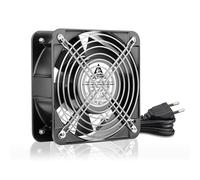 GDSTIME Ventilador 150mm 220V 150x50 Potente Ventilador axial 220V con rodamiento de bolas 201CFM AC Fan 230V Marco metálico para PC Refrigeración Ventilación