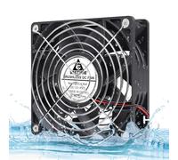 GDSTIME Ventilador de 12 V, 120 mm, IP67, 120 x 120 x 38 mm, IP67, doble rodamiento de bolas