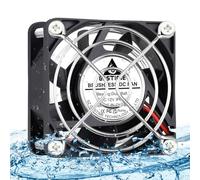 GDSTIME Ventilador de 12 V, 60 mm, IP67, 60 mm x 25 mm, 4500 rpm, doble rodamiento de bolas, 12 cm, para PC