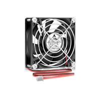 GDSTIME Ventilador de 12 V 80 mm PC 80 mm 12 V Fan 80 x 80 x 25 mm