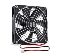 GDSTIME Ventilador de 140 mm, ventilador de computadora de 140 x 25 mm, ventilador de 24 V, ventilador de PC de 14 cm, ventilador de refrigeración sin escobillas CC 96.2 CFM, ventilador de caja de