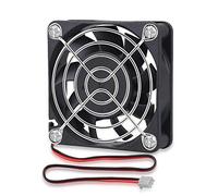 GDSTIME Ventilador de 60 mm, 12 V, 2 pines, 60 mm, 12 V, 60 x 60 x 15 mm