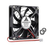 GDSTIME Ventilador de 80 mm, 80x15 mm, doble rodamiento de bolas, ventilador de refrigeración sin escobillas, caja de alta velocidad, enfriador de ventilador para ventilación de escape