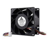 GDSTIME Ventilador de 80 mm, 80x38 mm, 12 V, 8038, 8 cm, ventilador PWM, 4 pines, rodamiento de bolas, ventilador de refrigeración sin escobillas, inversor, gabinete de chasis