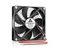 GDSTIME Ventilador de refrigeración axial de 120 mm x 25 mm, 12 V, 1800 rpm, ventilador de caja de computadora de alto flujo de aire para PC/PSU/chasis - Rodamiento hidráulico de 2 pines de larga vida
