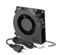 GDSTIME Ventilador radial de 220 V CA, 120x32 mm, EC 240 V, turbinas, 120 mm, ventilador radial, doble rodamiento de bolas, ventilador de refrigeración 12032, ventilador radial para barbacoa