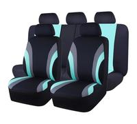 GDUTBC Fundas Asientos Coche para Kia Sorento (2003-2008), Funda Asiento Coche Universales Delantero Trasero, Antideslizante, Resistente, Accesorios Coche,B Cyan