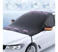GDUTBC Protector Parabrisas Hielo para VW Touareg CR7 2018-2023, Magnético Plegable Cubierta de Parabrisas Coche Accesorios, contra la Nieve, Hielo, Polvo Sol