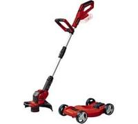 Einhell Cortacésped con batería GE-CT 18/28 Li TC-Solo Power X-Change (Iones de Litio, 18 V, Carro de Recortadora, 28 cm de Anchura de Corte, Hilo, envío sin batería ni Cargador)