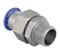 GE Mapress Acero Inoxidable Conector De Transición Con Rosca Externa De D22-R1