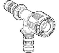 GE Mepla T-Conector De Transición Con MasterFix PVDF D16-MF20