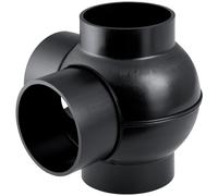 GE PE Derivación De Bola 88,5Gr Doble Conexiones 90Gr Desplazado D110/110