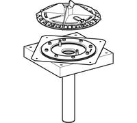 Ge Pluvia Dachwassereinlauf Con Bef.flansch, para DAF Aluminio Guss d56 12l/S