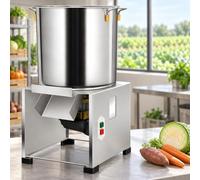 Geacdvre Picadora Verduras Comercial, Trituradora Cría Eléctrica, Picadora Eléctrica Verduras En Cubos, Gran Entrada Alimentos Diámetro, 3500 RPM(1000W)