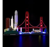 GEAMENT Conjunto de Luces LED por Architecture San Francisco - Compatible con Lego 21043 de Bloques de construcción (Juego Modelo no Incluido)