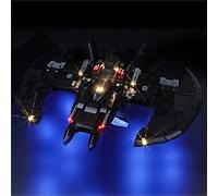 GEAMENT Kit de Luces LED Compatible con Lego 1989 Batman Batwing - Conjunto de luz para DC 76161 (Juego Modelo no Incluido)