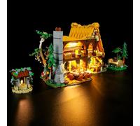 GEAMENT Kit de Luces LED Compatible con Lego 43242 Cabaña de Blancanieves y los Siete Enanitos (Snow White and The Seven Dwarfs' Cottage) (Juego Modelo no Incluido)
