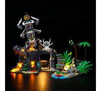 GEAMENT Kit de Luces LED Compatible con Lego Aldea de los Guardianes (The Keepers'Village) - Conjunto de luz por Ninjago 71747 (Juego Modelo no Incluido)