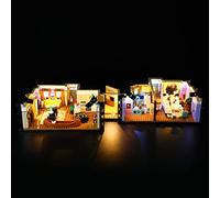 GEAMENT Kit de Luces LED Compatible con Lego Apartamentos de Friends (The Friends Apartments) - Conjunto de luz para Creator 10292 (Juego Lego no Incluido)