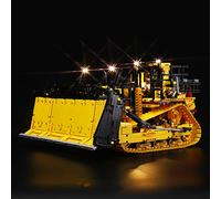 GEAMENT Kit de Luces LED Compatible con Lego Buldócer Cat D11 Controlado por App (App-Controlled Cat D11 Bulldozer) - Conjunto de luz por Technic 42131 (Juego Modelo no Incluido)