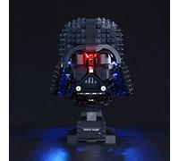 GEAMENT Kit de Luces LED Compatible con Lego Capacete de Darth Vader (Darth Vader Helmet) - Conjunto de luz por Star Wars 75304 (Juego Modelo no Incluido)