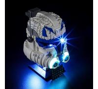GEAMENT Kit de Luces LED Compatible con Lego Casco del Capitán Rex (Captain Rex Helmet) - Conjunto de luz por Star Wars 75349 (Juego Modelo no Incluido)