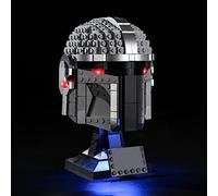 GEAMENT Kit de Luces LED Compatible con Lego Casco del Mandaloriano - Conjunto de luz por Star Wars 75328 (Juego Modelo no Incluido)