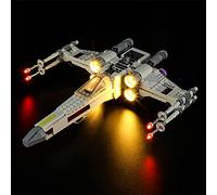 GEAMENT Kit de Luces LED Compatible con Lego Caza ala-X de Luke Skywalker (Luke Skywalker’s X-Wing Fighter) - Conjunto de luz por Star Wars 75301 (Juego Modelo no Incluido)
