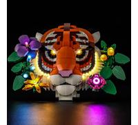 GEAMENT Kit de Luces LED Compatible con Lego Colección Fauna: Tigre Art 31217 (Juego Modelo no Incluido)