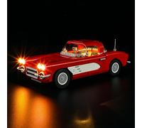 GEAMENT Kit de Luces LED Compatible con Lego Corvette - Conjunto de luz por Icons 10321 (Juego Modelo no Incluido)