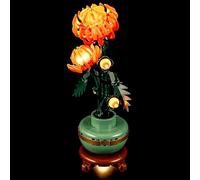 GEAMENT Kit de Luces LED Compatible con Lego Crisantemo (Chrysanthemum) Botanical Collection 10368 (Juego Modelo no Incluido)