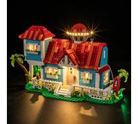 GEAMENT Kit de Luces LED Compatible con Lego Disney Casa en la Playa de Lilo y Stitch (Beach House) 43268 (Juego Modelo no Incluido)