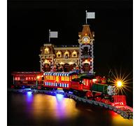 GEAMENT Kit de Luces LED Compatible con Lego Disney Train and Station - Conjunto de luz por Powered UP 71044 (Juego Modelo no Incluido)