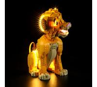 GEAMENT Kit de Luces LED Compatible con Lego El Rey León Simba Joven (Young Simba The Lion King) - Conjunto de luz por 43247 (Juego Modelo no Incluido)