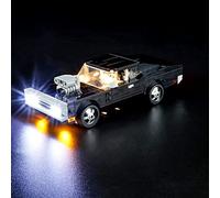 GEAMENT Kit de Luces LED Compatible con Lego Fast & Furious 1970 Dodge Charger R/T - Conjunto de luz por Speed Champions 76912 (Juego Modelo no Incluido)