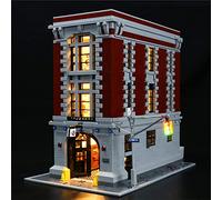 GEAMENT Kit de Luces LED Compatible con Lego Ghostbusters Base de la Estación de Bomberos (Firehouse Headquarters Ghostbusters) 75827 (Juego Modelo no Incluido)