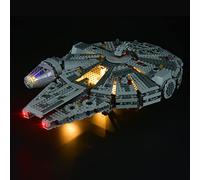 GEAMENT Kit de Luces LED Compatible con Lego Halcón Milenario (Millennium Falcon) - Conjunto de luz por Star Wars 75105 (Juego Modelo no Incluido)