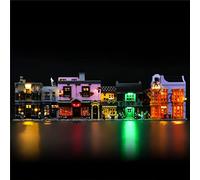 GEAMENT Kit de Luces LED Compatible con Lego Harry Potter Callejones Diagon (Diagon Alley) - Conjunto de luz por Harry Potter 75978 (Juego Modelo no Incluido)