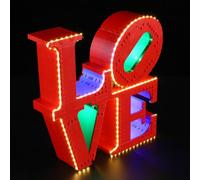 GEAMENT Kit de Luces LED Compatible con Lego Love Art 31214 (Juego Modelo no Incluido)
