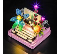 GEAMENT Kit de Luces LED Compatible con Lego Máquina de Escribir con Flores (Typewriter with Flowers) Creator 31169 (Juego Modelo no Incluido)