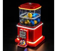 GEAMENT Kit de Luces LED Compatible con Lego Máquina Expendedora de Minifiguras (Minifigure Vending Machine) Ideas 21358 (Juego Modelo no Incluido)