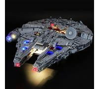 GEAMENT Kit de Luces LED Compatible con Lego Millenium Falcon - Conjunto de luz para Star Wars 75192 (Juego no Incluido)