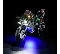GEAMENT Kit de Luces LED Compatible con Lego Moto Kawasaki Ninja H2R - Conjunto de luz por Technic 42170 (Juego Modelo no Incluido)